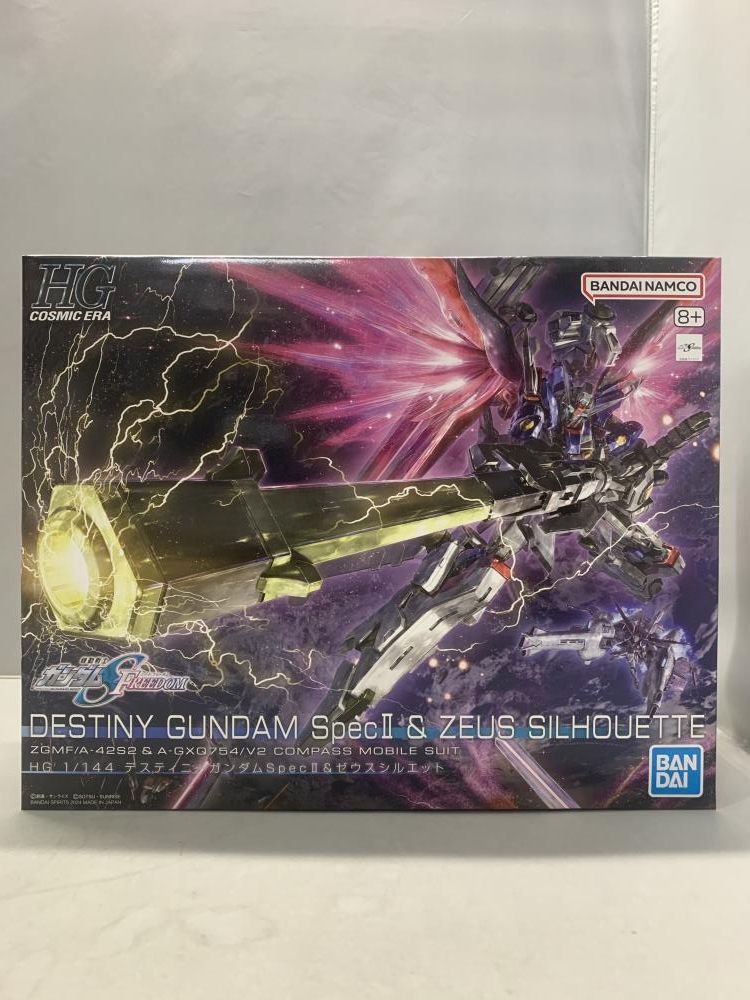 【中古】ｶﾞﾝﾀﾞﾑ）バンダイ 1/144 HG デスティニーガンダムSpecII＆ゼウスシルエット ガンダムSEED FREEDOM 5067428[15][240015292924]