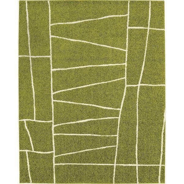 ds-ラグマット/絨毯 〔約130×190cm ライトグリーン〕 ホットカーペット対応 オールシーズン 日本製 『ジオーニ』 プレーベル