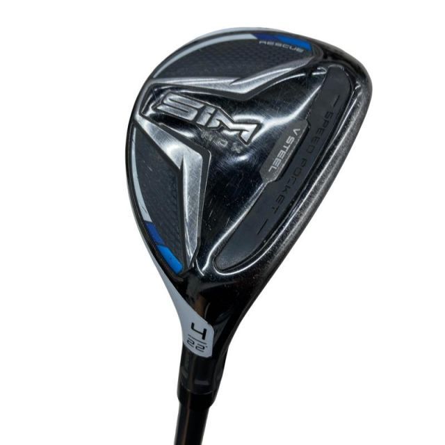 【中古】 テーラーメイド SIM MAX U4 ユーティリティ UT TENSEI BLUE TM60(UT) (フレックスS) メンズ 男性用 右利き 右用 Cランク ゴルフクラブ