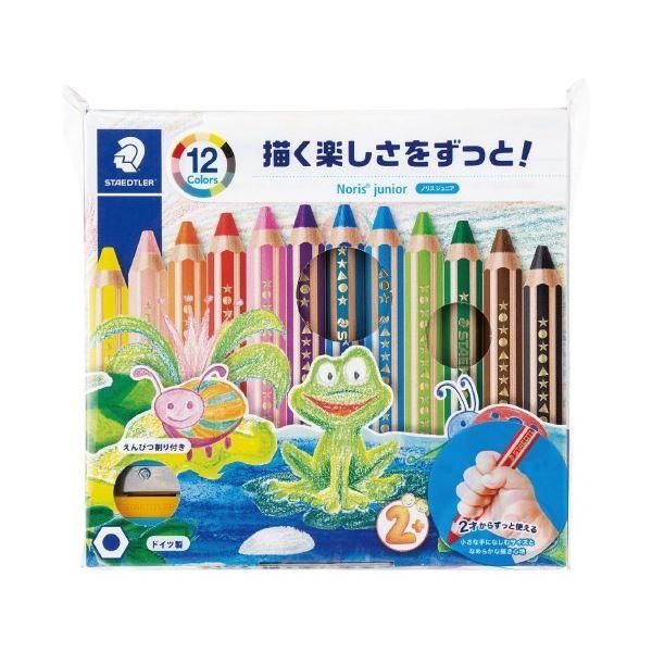 ds-（まとめ） ノリスジュニア色鉛筆 12色セット （×2セット）