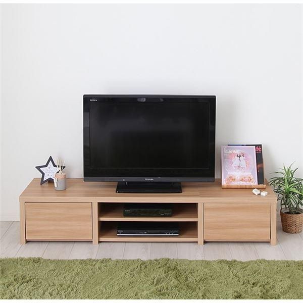ds-タップ収納付き テレビ台/テレビボード〔幅147cm ナチュラル〕 背面タップ収納付き 日本製 組立品 26,162円