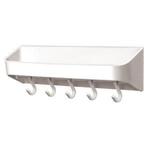 ds-〔18個セット〕 お風呂収納 洗剤ラック＆フック 約幅30.4×奥行6.6×高さ9.8cm マグネット取付け式 アスベル RAXE 浴室 風呂