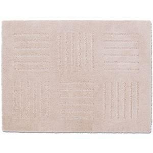 ds-〔40個セット〕 キッチンマット/台所マット 〔ジョイント式 45×60cm ベージュ〕 長方形 裏面：吸着素材 ピタプラス ブリック