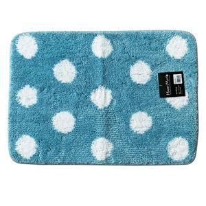 ds-〔40個セット〕 バスマット/お風呂マット 〔45×65cm ブルー〕 ポリエステル ルックス HAPPY MAT ファンシードット 〔脱衣所〕 30,186円
