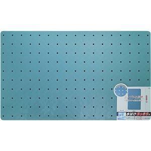 ds-〔10個セット〕 バスマット お風呂マット 約幅60×奥行100cm 防カビ 水はけ抜群 ラバースノコ フロウ ロング 浴室 風呂