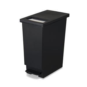 ds-〔6個セット〕 ゴミ箱 ダストボックス 約幅26.5cm 45L ブラック ユニード プッシュ＆ペダル 45S リビング オフィス 店舗
