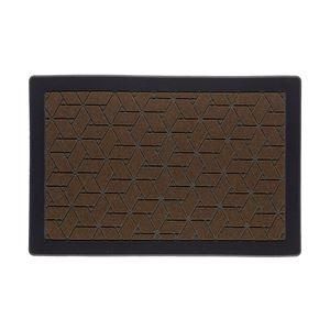 ds-〔6個セット〕 玄関マット/ドアマット 〔M 網代柄〕 約幅90×奥行60×厚み0.9cm 〔エントランス 入口 店舗 お店 オフィス〕