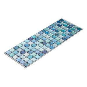 ds-〔160個セット〕 ガラス調 インテリアシール 〔クリアブルー〕 約37.6×13.4cm BEAUS Tile モザイクタイルシール 87,764円