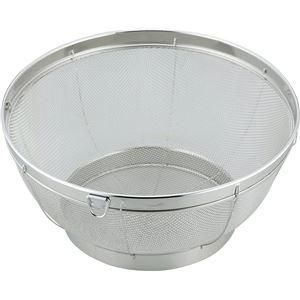 ds-〔40個セット〕 ステンレス 深型 ざる/調理器具 〔27cm〕 リング付き 吊り下げ収納可 お手入れ簡単 SUIグート 〔キッチン 台所〕 28,102円