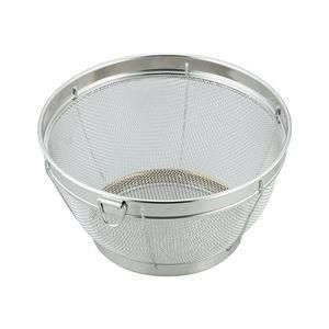 ds-〔60個セット〕 ステンレス 深型 ざる/調理器具 〔18cm〕 リング付き 吊り下げ収納可 お手入れ簡単 SUIグート 〔キッチン 台所〕 27,750円