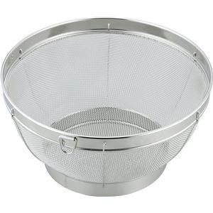 ds-〔40個セット〕 ステンレス 深型 ざる/調理器具 〔24cm〕 リング付き 吊り下げ収納可 お手入れ簡単 SUIグート 〔キッチン 台所〕 24,472円