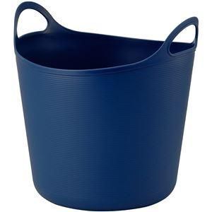 ds-ランドリーバスケット 洗濯かご 39×38×41cm 26L ネイビー 20個セット ハンドル付き アルゴ L 洗濯用品 ランドリー用品 16,639円