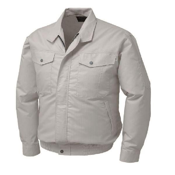 ds-KU91710 空調服 R 綿・ポリ混紡 制電長袖ブルゾン 服のみ シルバー 4L 8,991円