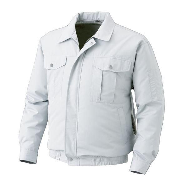 ds-KU90720 空調服 R ポリエステル製遮熱長袖ブルゾン 服のみ シルバー M