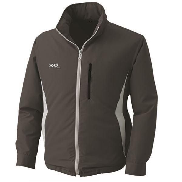 ds-KU90520 空調服 R ポリエステル製フード付き 服のみ チャコール L