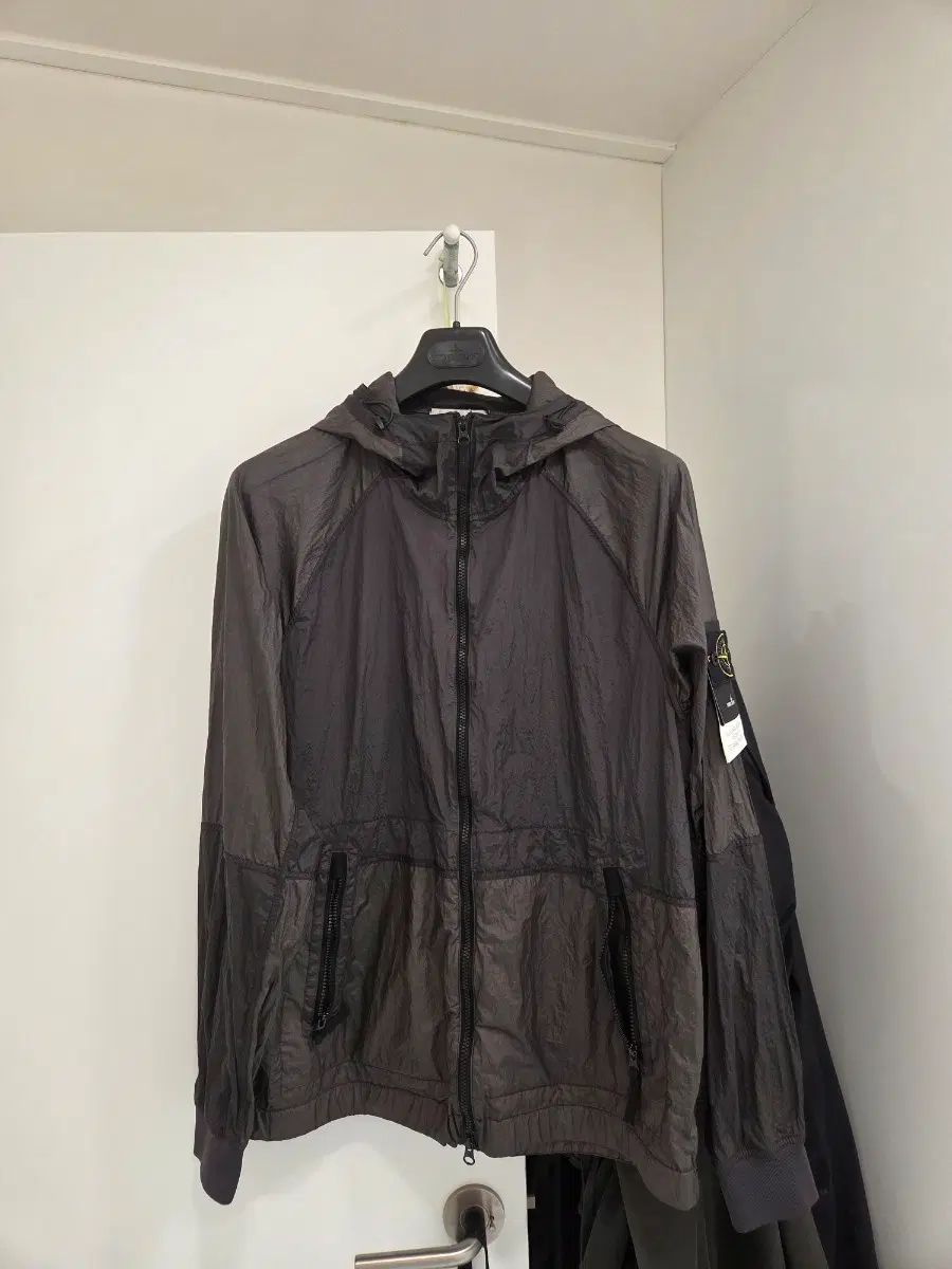 24SS ストーンアイランド ナイロンメタル フード ジャケット XL リーグレー カラー