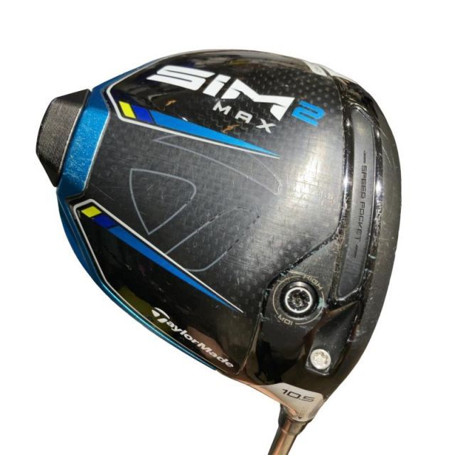 【中古】 テーラーメイド SIM2 MAX 10.5° ドライバー DR リシャフト (フレックスその他) メンズ 男性用 右利き 右用 Cランク ゴルフクラブ 21,023円