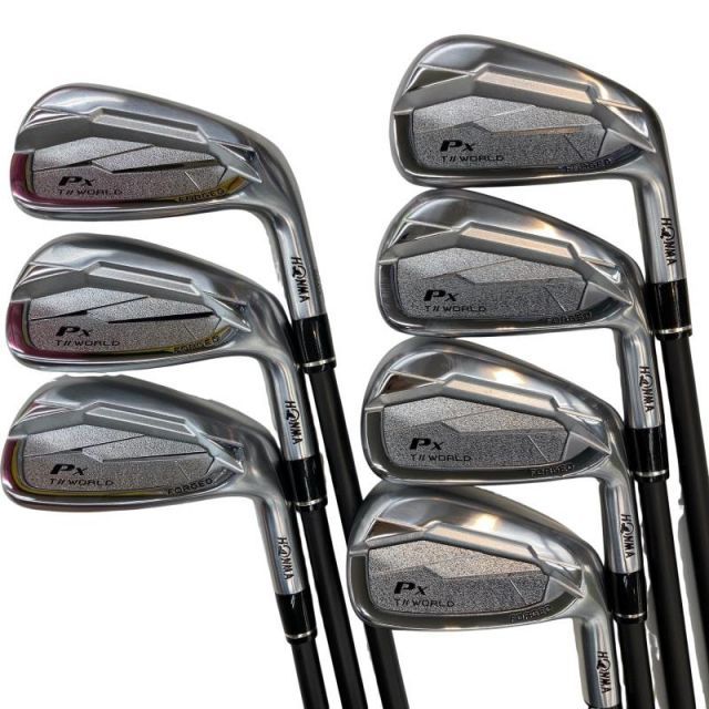 【中古】 本間ゴルフ TOUR WORLD Px 7S アイアンセット IR VIZARD EZ-C (フレックスR) メンズ 男性用 右利き 右用 Cランク ゴルフクラブ
