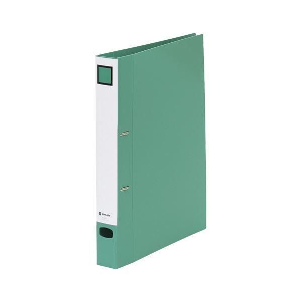 ds-（まとめ） キングジム Dリングファイル 脱着 A4タテ型 背幅40mm 緑 〔×10セット〕