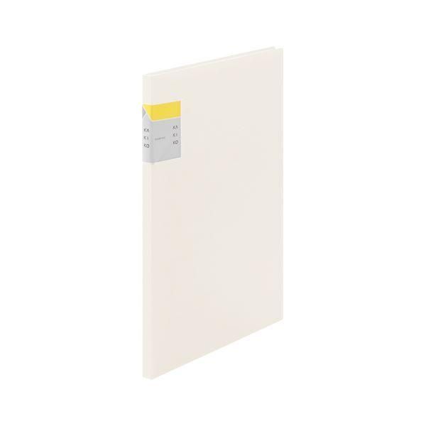 ds-（まとめ） キングジム クリアーファイル カキコ A4判タテ型/A3判ヨコ型兼用（A4・20面） 白 〔×10セット〕
