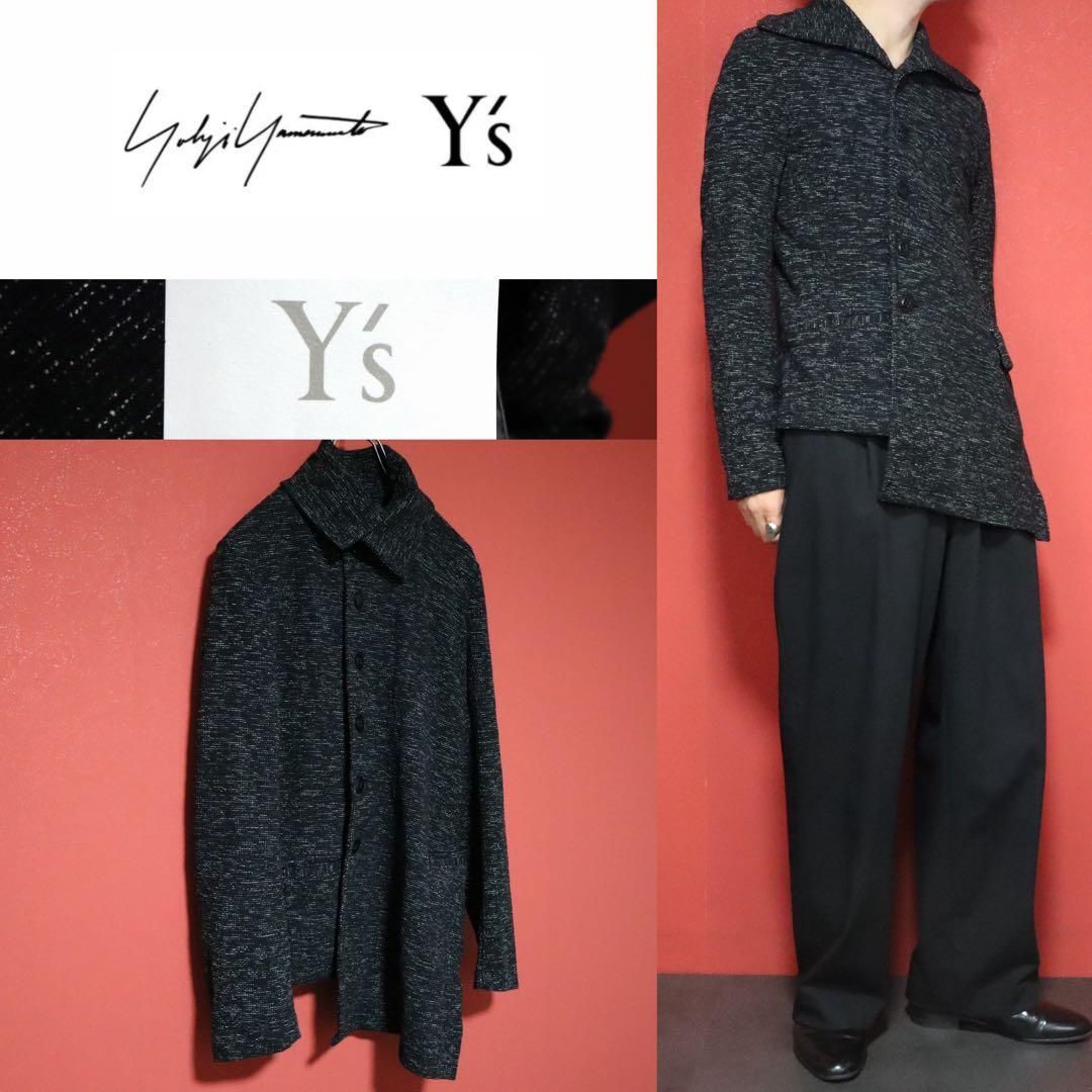 【新品 / タグ付き】Y's ヨウジヤマモト アシンメトリー ニット ジャケット