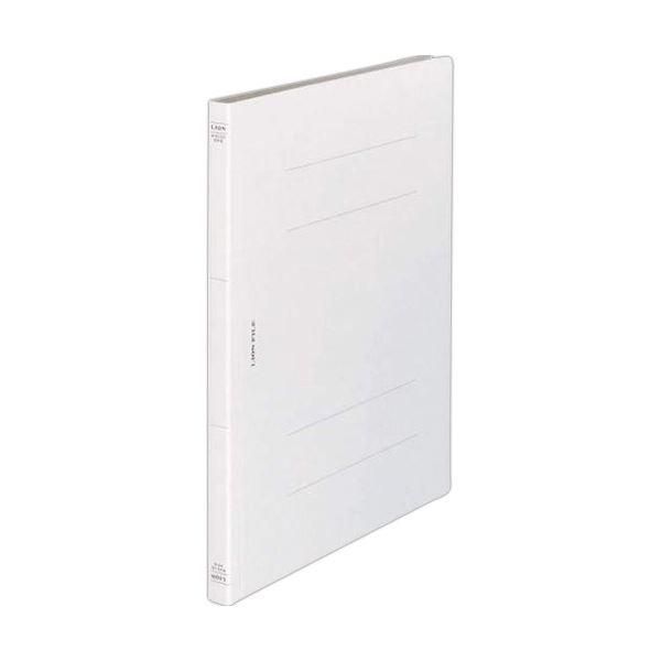 ds-(まとめ) ライオン事務器 フラットファイル(環境)樹脂押え具 A4タテ 150枚収容 背幅18mm 無着色 A-511KA4S 1セット(10冊) 〔×20セット〕