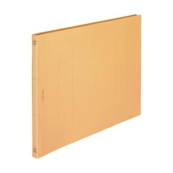 ds-(まとめ) ライオン事務器 フラットファイル(環境)樹脂押え具 A3ヨコ 150枚収容 背幅18mm 黄 A-597KA3E 1セット(10冊) 〔×3セット〕