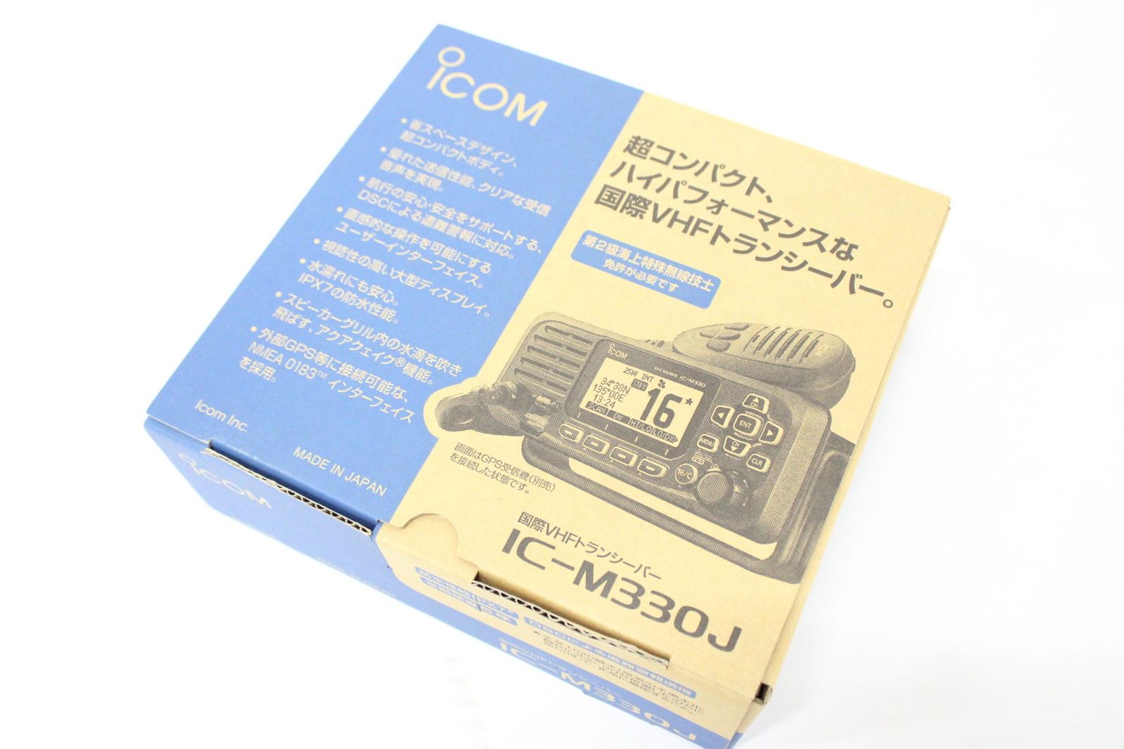 ICOM トランシーバー IC-M330J 国際 VHF 防水 アマチュア無線 アイコム 未使用 ITK3MRRLS17K-D-V25-byebye 46,800円