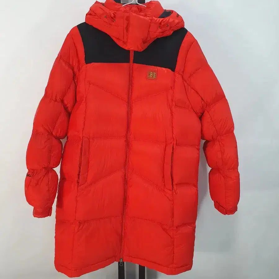 KOLON SPORT コーロンスポーツ ダウンジャケット ロング丈 レッド 95