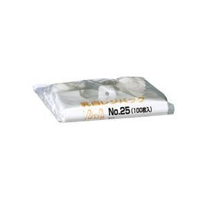 ds-(まとめ) TANOSEE 乳白レジ袋 25号 ヨコ215×タテ480×マチ幅125mm 1セット(1000枚：100枚×10パック) 〔×3セット〕