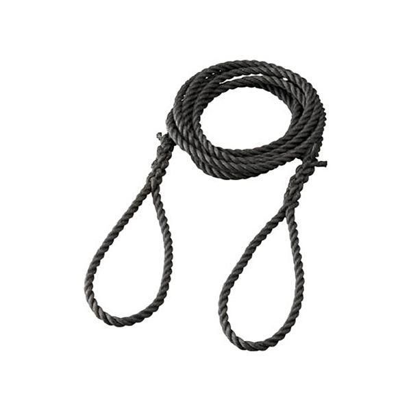 ds-(まとめ) TRUSCO 台付ポリプロンピレンロープ 12mm×5m TPP-125 1本 〔×5セット〕