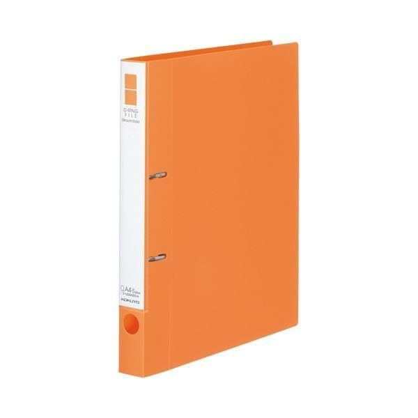 ds-(まとめ) コクヨ Dリングファイル(スムーススタイル) A4タテ 200枚収容 背幅34mm オレンジ フ-UDS420YR 1冊 〔×30セット〕