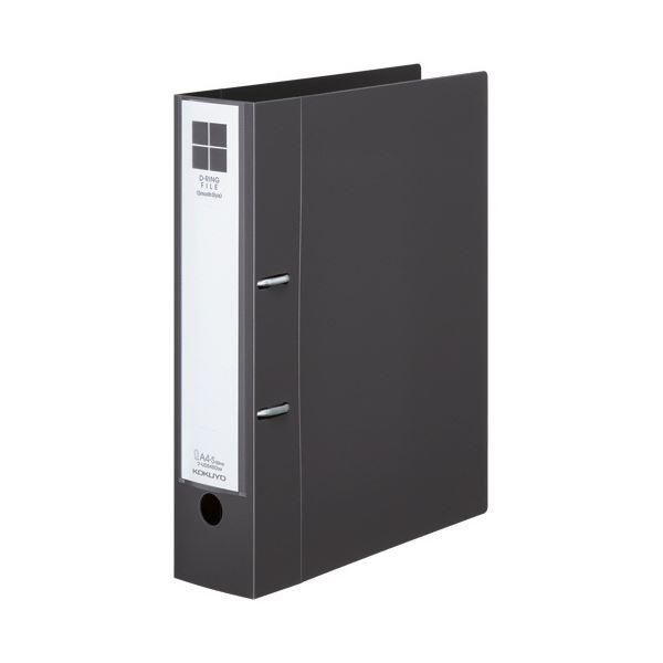 ds-(まとめ) コクヨ Dリングファイル(スムーススタイル) A4タテ 500枚収容 背幅75mm ダークグレー フ-UDS450DM 1冊 〔×20セット〕