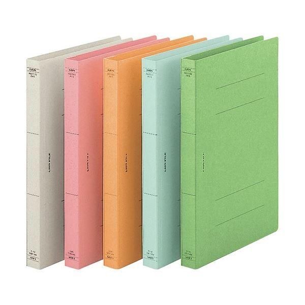 ds-(まとめ) ライオン事務器 フラットファイル (AWタイプ) 厚とじ A4 タテ 250枚収容 背幅28mm 無着色 AW-511S 1セット(10冊) 〔×5セット〕