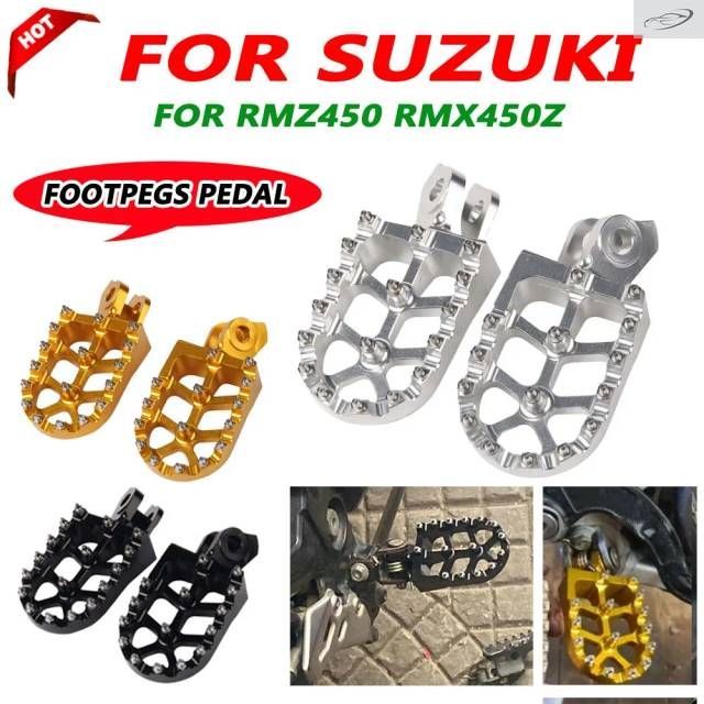Motorcycle Footrest Footpeg Foot Pegs Rests Pedal RMZ450 RMZ 450 2008 - 2018 RMX450Z RMX 450Z 2010 - 2017 7,465円