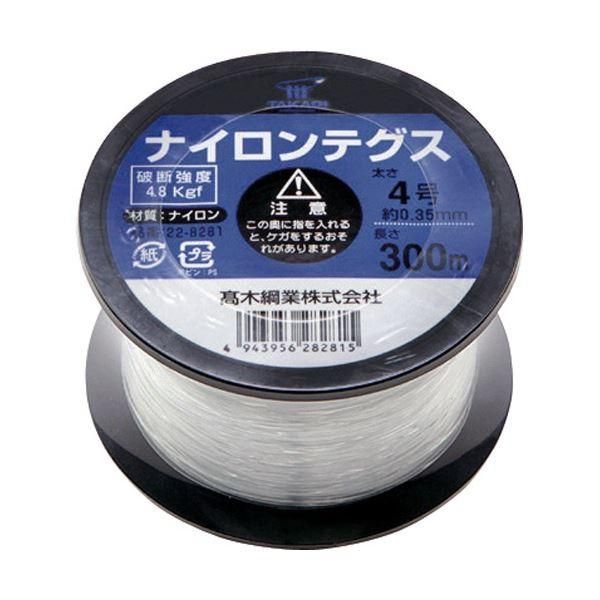 ds-(まとめ) 高木綱業 高木 ナイロンテグス 4号 黒コイル 22-8281 1巻 〔×10セット〕