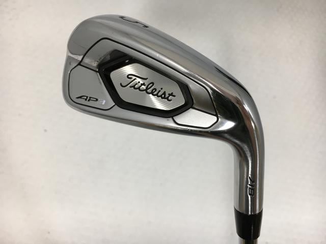 返品OK 【中古ゴルフクラブ】(7本セット)タイトリスト AP3 718 アイアン (日本仕様) AMT TOUR WHITE スチール 5～9.P.A