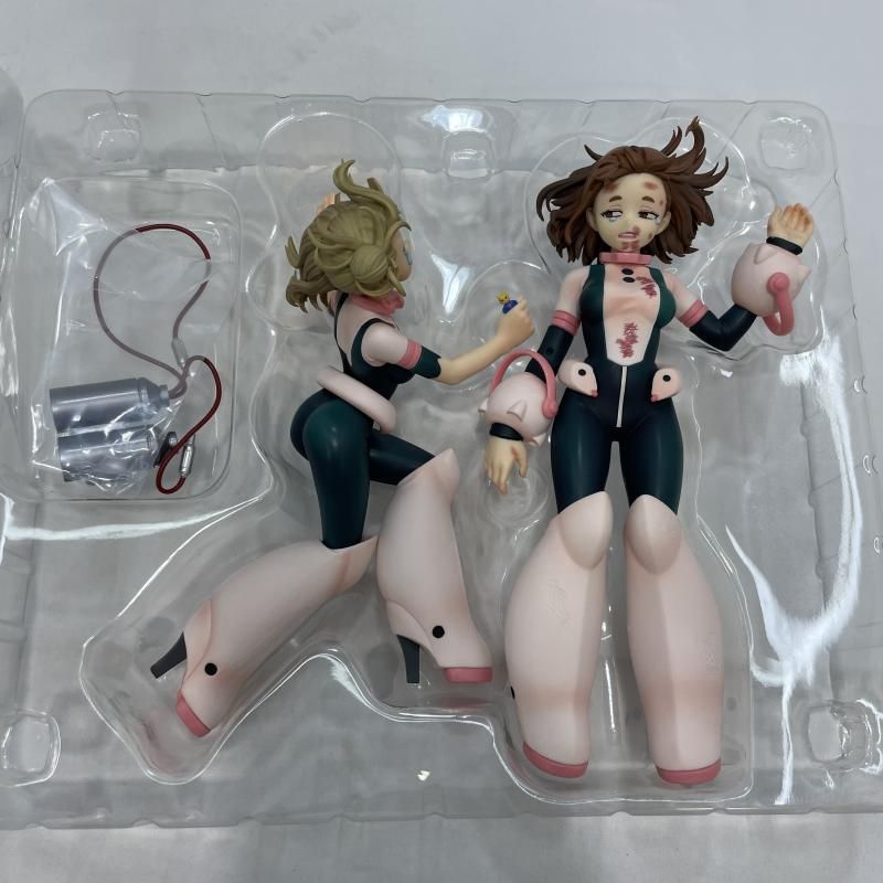 中古】開封)BANDAI 一番くじ ラストワン賞 麗日お茶子VS渡我被身子