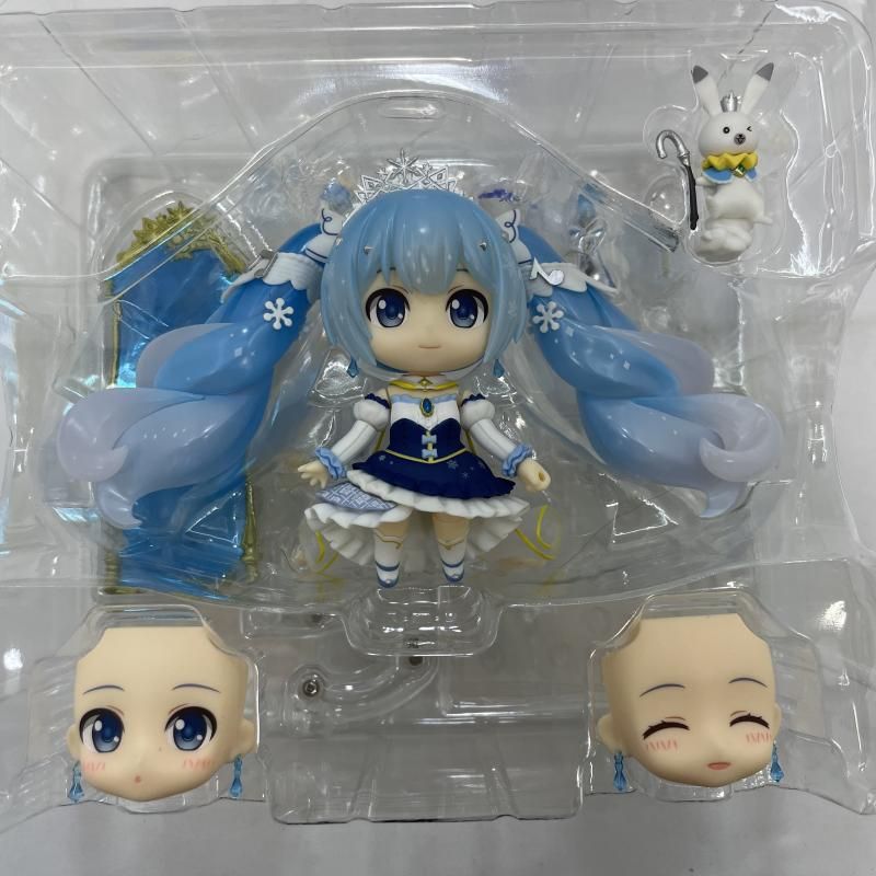 【中古】開封)GOOD SMILE COMPANY ねんどろいど 1000 雪ミク Snow Princess Ver. フィギュア ボカロ[19]
