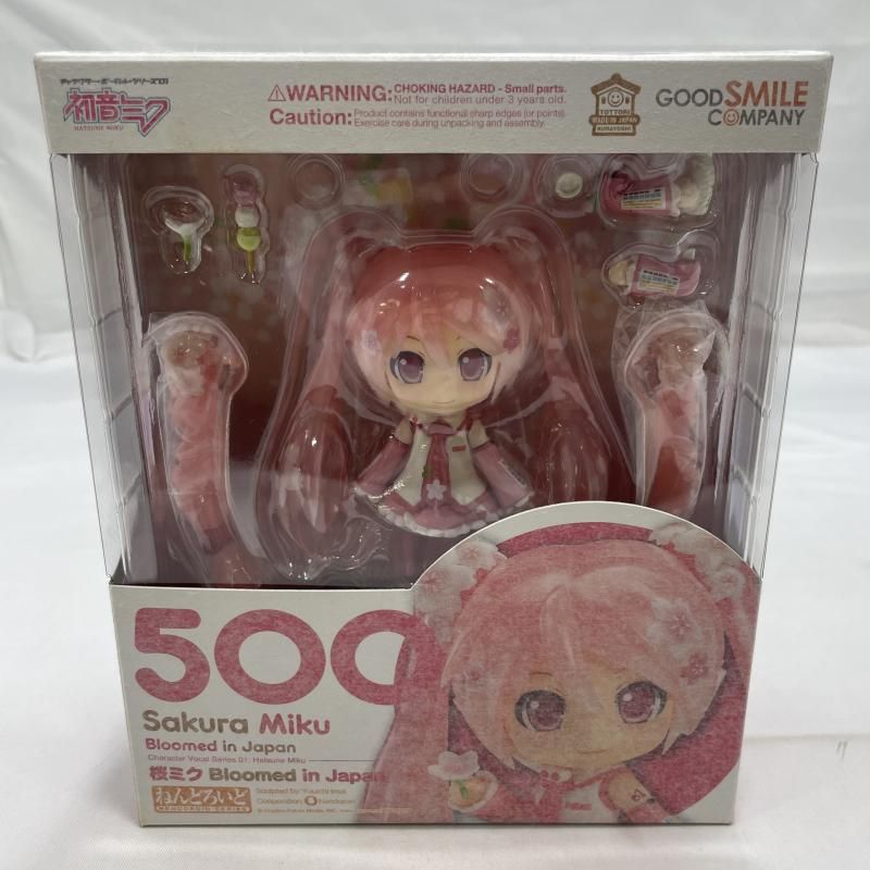 【中古】開封/ベタ有)GOOD SMILE COMPANY ねんどろいど 500 桜ミク Bloomed in Japan フィギュア ボカロ[19]