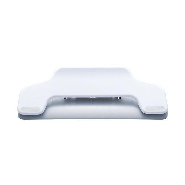 ds-(まとめ) プラス マグネットクリップ ホールドワイド ホワイト CP-123-MW-B WH 1個 〔×10セット〕