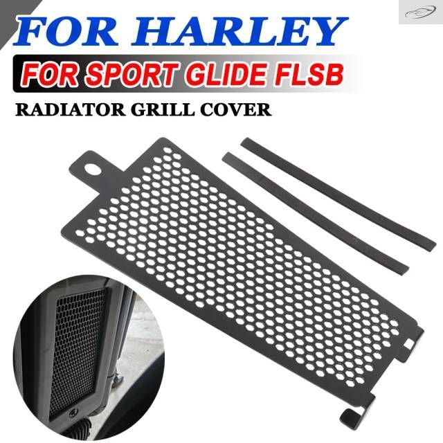 Harley- Sport Glide FLSB 2018 - 21 2022 2023 Motorcycle Radiator Guard Grille Oil Cooler Cover 7,221円