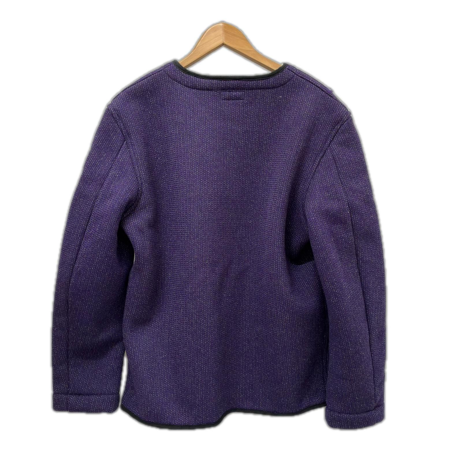 JELADO ジャケット ノーカラーブラウンズビーチジャケット SIZE XL 古着 パープル