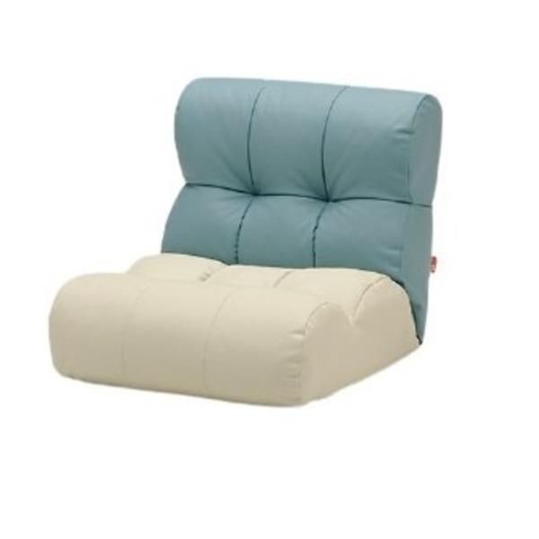 ds-ソファ座椅子 ピグレットJr NORDIC PT 1P BL/IV （ブルー/アイボリー） 21,165円