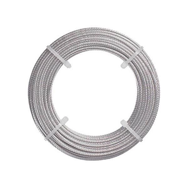 ds-(まとめ) TRUSCO ステンレスワイヤーロープ Φ2mm×10m CWS-2S10 1巻 〔×3セット〕