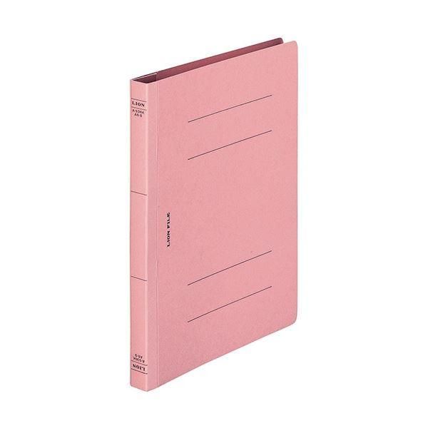 ds-(まとめ) ライオン事務器 フラットファイル(環境)樹脂押え具 A5タテ 150枚収容 背幅18mm ピンク A-536KA5S 1冊 〔×30セット〕