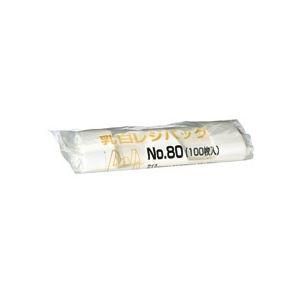 ds-TANOSEE 乳白レジ袋 80号 ヨコ370×タテ800×マチ幅170mm 1セット(500枚：100枚×5パック)