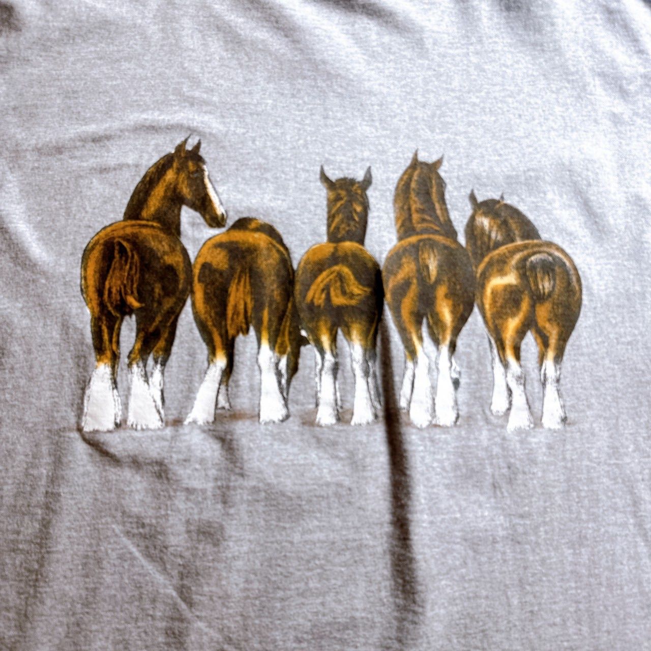 在原みゆ紀着用/お宝古着】90s USA Vintage HORSE T-shirt ホース