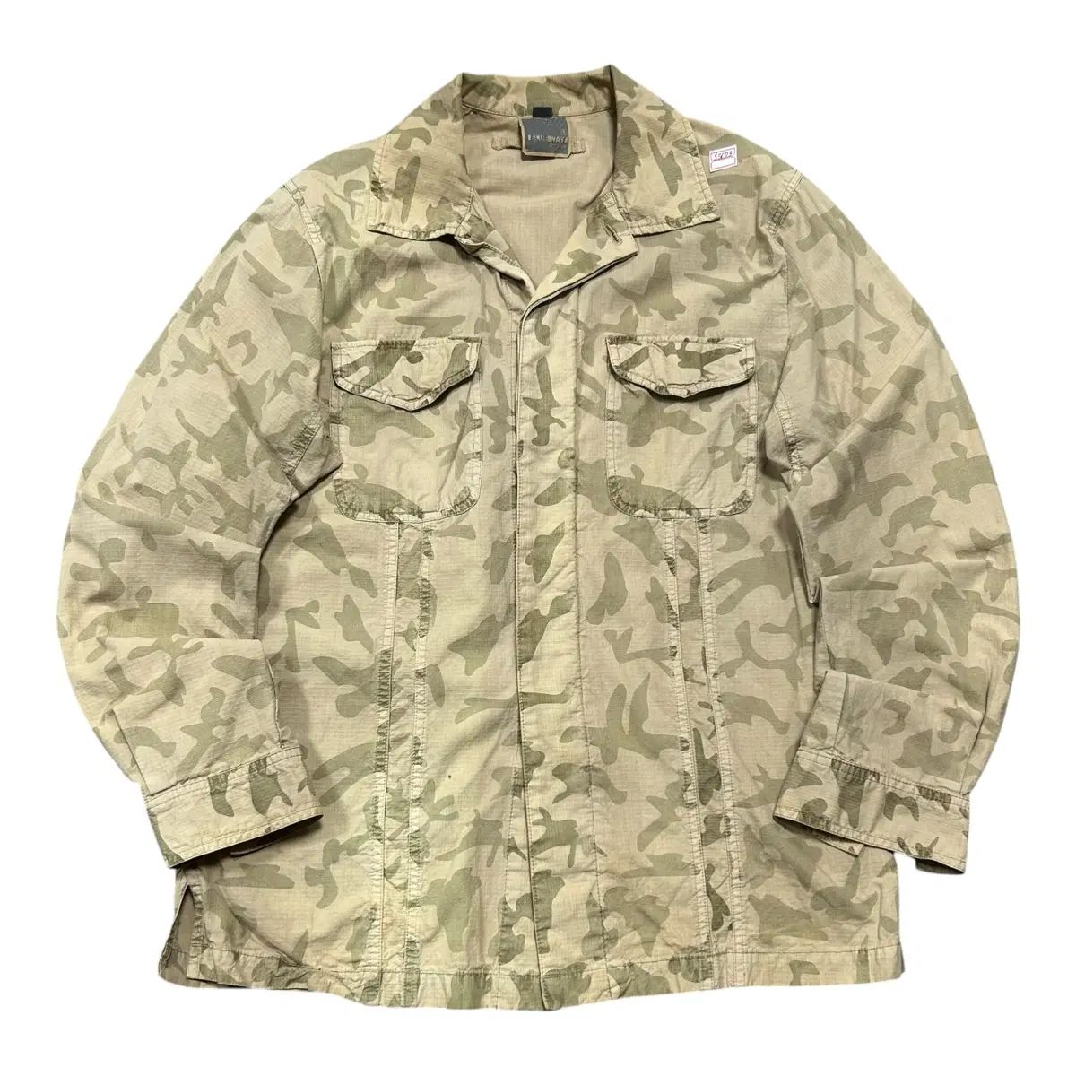 BLUE WAY ブルーウェイ サープラス カモフラージュ リップストップ シャツ ジャケット