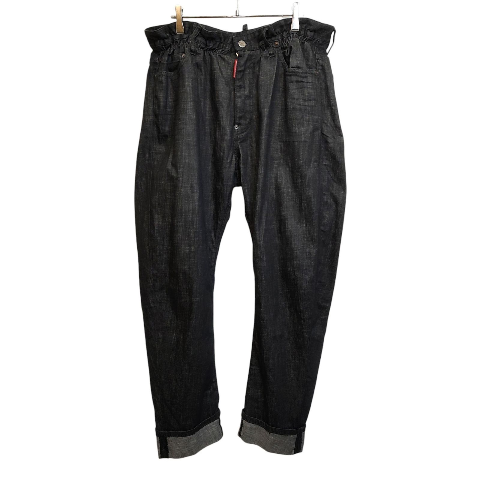 DSQUARED2 ディースクエアード 24SS BLACK RINCE WASH BIG BROTHER JEANS デニムパンツ S74LB1541 S30357 52 ブラック メンズ